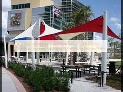 Bulk Weather-Resistant Sun Shade Sails - UV Protection, Tear-Proof Polyester, Hardware Kit,