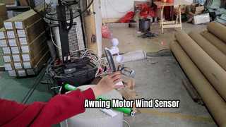 Sensor de viento del motor del toldo